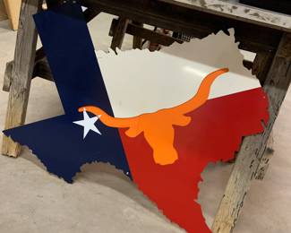 hand made Texas sign