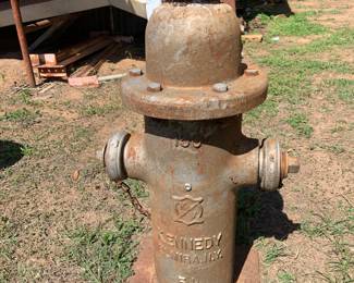 Antique fire hydrant from Elmira, NY