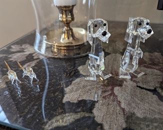 Crystal figurines