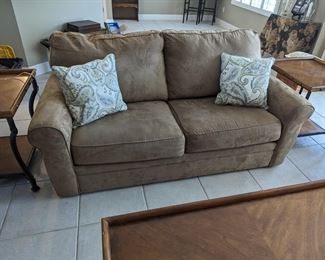 Microfiber sleeper-sofa