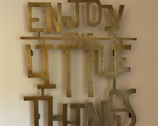 ENJOY THE LITTLE THINGS