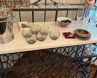 Your own Wine Bar...Did I mention we have many wine glasses