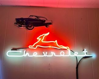 Chevrolet Light Up Sign