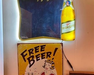 Miller High Life Light Up Sign