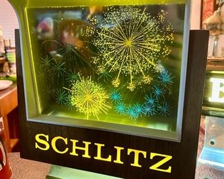 1967 Schlitz Bar Fireworks Light Up Sign