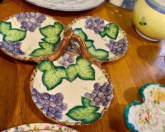 Fitz And Floyd Grape Harbor Serving Dish