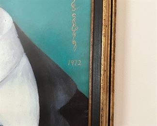 Signed Red Skelton 1972 Lithograph