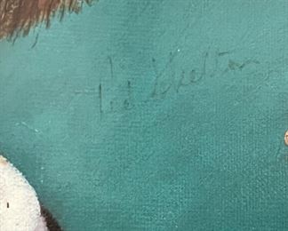 Signed Red Skelton 1972 Lithograph