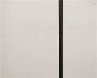 391	Pair of Kenroy Home Contemporary Floor Lamps	"Pair of Kenroy Home contemporary floor lamps. 21st century. Model number 21080 ORB. Modern style floor lamp in oil rubbed bronze finish and square form shade. One lamp is brand new in box in original shipping box and packaging with manuals and paperwork. Light scuffs and wear to metal of assembled lamp. Lighting has been tested on assembled lamp and is in working order.

15"" W x 15"" D (dimensions of shade) x 64 1/4"" H. Base of lamp measures 12 5/8"" W x 12 5/8"" D. 30 lbs total."
