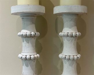 (2) Pillar Candlesticks
