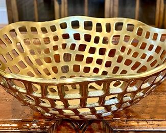 Pierced Gold Bowl