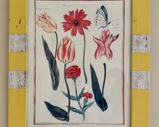 (2) Framed Botanical Prints