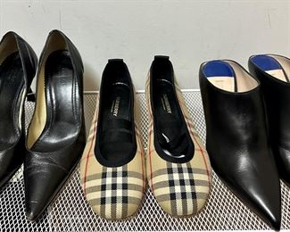 Gucci, Burberry & Stuart Weitzman Shoes