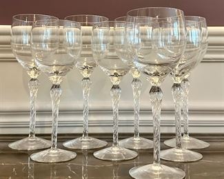 (4) Lenox Aria White Wine & (4) Lenox Aria Red Wine Glasses