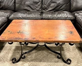 Arhaus Furniture Copper Coffee Table