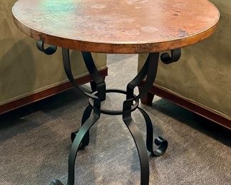 Arhaus Furniture Copper Side Table