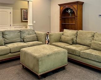 (2) Kravet Furniture Sofas & Ottoman