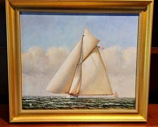 Oil on Canvas, Signed