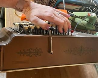 Trade comptometer mark adding machine