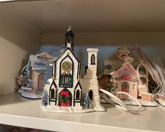 Christmas village pieces