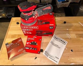 Craftsman 3.0 amp 5” random orbit sander
