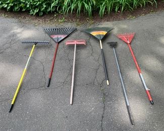 6 misc rakes