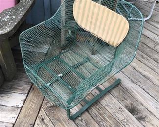 Mid Century Modern Metal Lawn Chair