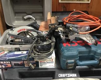 Power Tools by Porter Cable, Bosch, Craftsman,