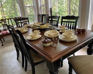 dining table w/6 chairs