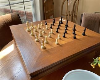 chess set & table