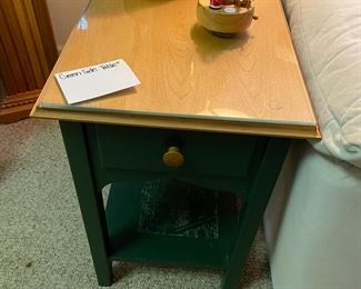 lamp table, green
