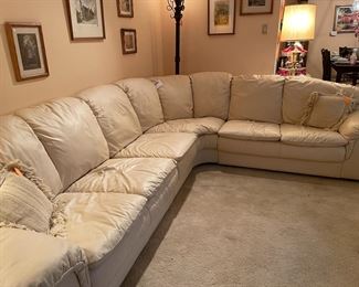 leather sectional