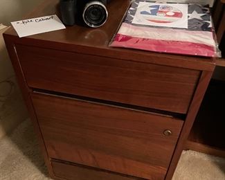nice wood file cabinet