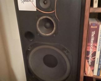 2 of these optimas speakers, front is off of one but we have it