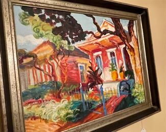 Adam Hall original oil painting