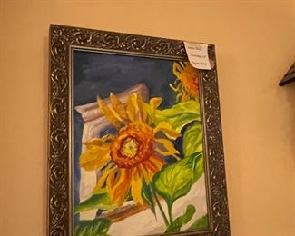 adam hall original oil painting