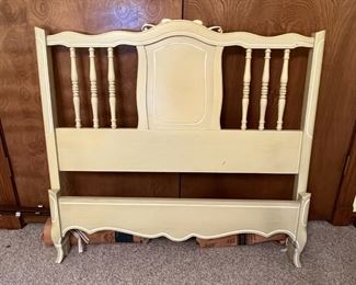 French Provencial twin bed frame