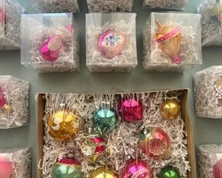 vintage Christmas ornaments