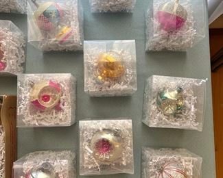 vintage Christmas ornaments