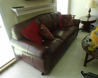 Leather couch