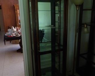 Locking curio/display cabinet