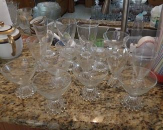 Vintage Anchor Hocking Candlewick Boopie Sherbet Dessert Cups