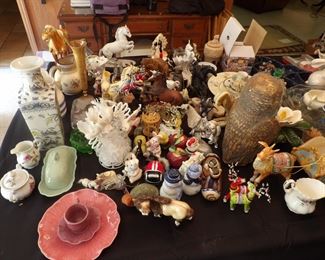 Assorted collectible figurines
