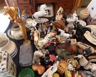 Assorted collectible figurines