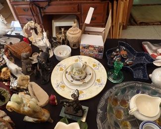 Assorted collectible figurines