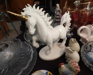 Assorted collectible figurines