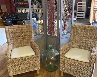 Home Decor Large Green Gass Jug