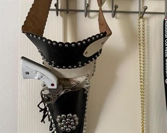 Vintage Nichols “ Stallion 45” cap pistol with holster