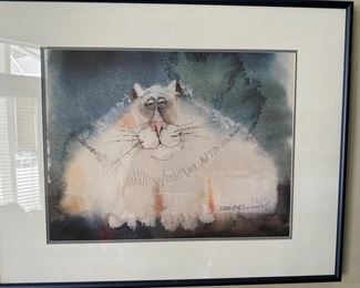 Large Medlock Lithograph