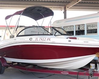 2016 Tahoe 500TS
 19’10”with a 7’10” beam
